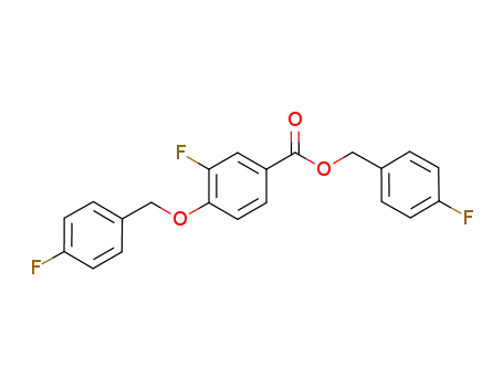 3-fluoro-4-(4-fluoro-benzyloxy)-benzoic acid 4-fluoro-benzyl ester