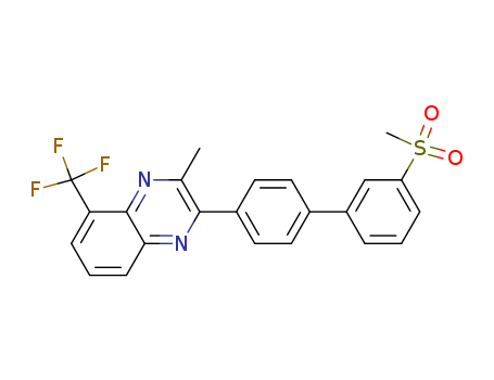 Quinoxaline, 3-methyl-2-[3'-(methylsulfonyl)[1,1'-biphenyl]-4-yl]-5-(trifluoromethyl)-