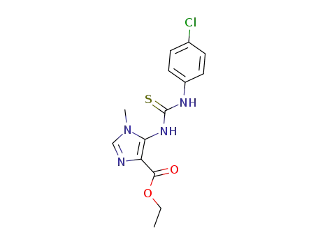 ethyl 5-({[(4-chlorophenyl)amino]carbonothioyl}amino)-1-methyl-1H-imidazole-4-carboxylate