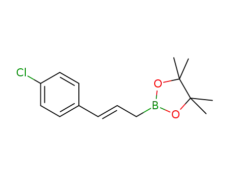 4,4,5,5-tetramethyl-2-[(2E)-3-(4-chlorophenyl)prop-2-en-1-yl]-1,3,2-dioxaborolane