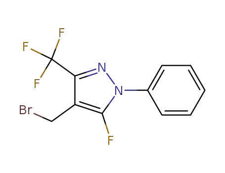 1H-Pyrazole, 4-(bromomethyl)-5-fluoro-1-phenyl-3-(trifluoromethyl)-