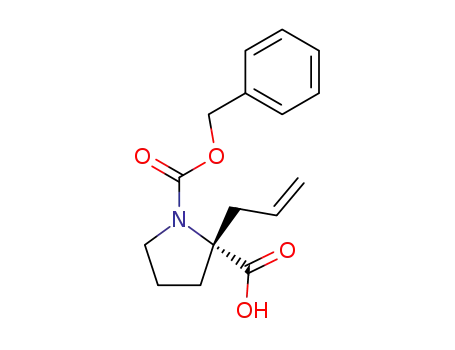 (R)-N-(benzyloxycarbonyl)-2-(2'-propenyl)proline