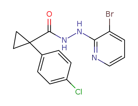 N'-(3-bromopyridin-2-yl)-1-(4-chlorophenyl)cyclopropane-carbohydrazide
