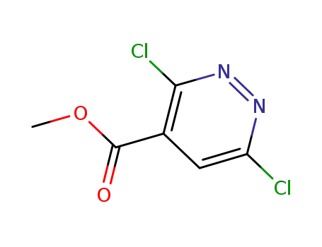 Molecular Structure of 286946-24-5 (Methyl 3,6-dichloropyridazine-4-carboxylate)