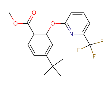 methyl 4-tert-butyl-2-(6-(trifluoromethyl)pyridin-2-yloxy)benzoate