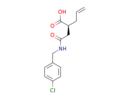 (S)-2-(2-(4-chlorobenzylamino)-2-oxoethyl)pent-4-enoic acid