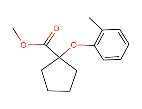 Cyclopentanecarboxylic acid, 1-(2-methylphenoxy)-, methyl ester