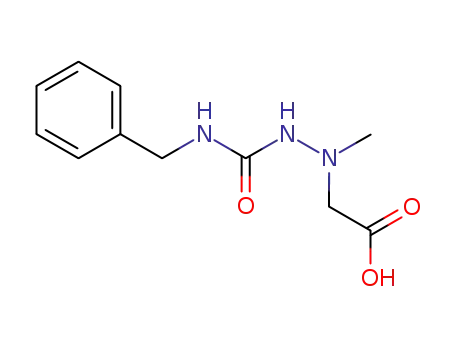Molecular Structure of 959658-43-6 (2-(2-(benzylcarbaMoyl)-1-Methylhydrazinyl)acetic acid)