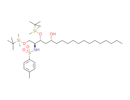 (2S,3R,5R)-1,3-bis(tert-butyldimethylsilyloxy)-2-[(p-toluenesulfonyl)amino]octadecan-5-ol
