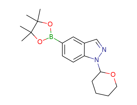 1-(oxan-2-yl)-5-(4,4,5,5-tetramethyl-1,3,2-dioxaborolan-2-yl)-1H-indazole