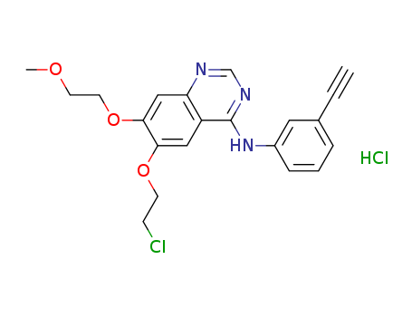 6-(2-chloroethoxy)-N-(3-ethynylphenyl)-7-(2-methoxyethoxy)quinazolin-4-amine hydrochloride