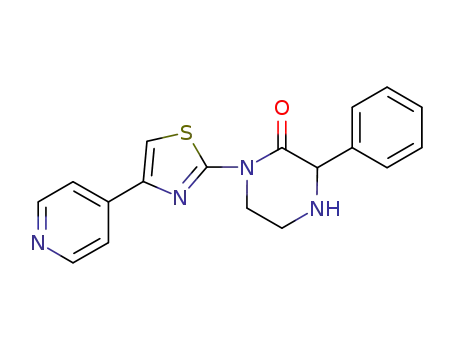 Piperazinone, 3-phenyl-1-[4-(4-pyridinyl)-2-thiazolyl]-