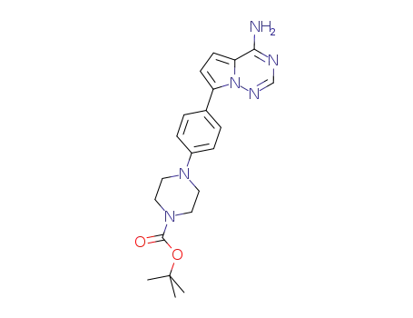 tert-butyl 4-[4-(4-aminopyrrolo[2,1-f][1,2,4]triazin-7-yl)phenyl]piperazine-1-carboxylate