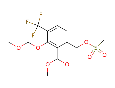 Benzenemethanol,2-(dimethoxymethyl)-3-(methoxymethoxy)-4-(trifluoromethyl)-,methanesulfonate