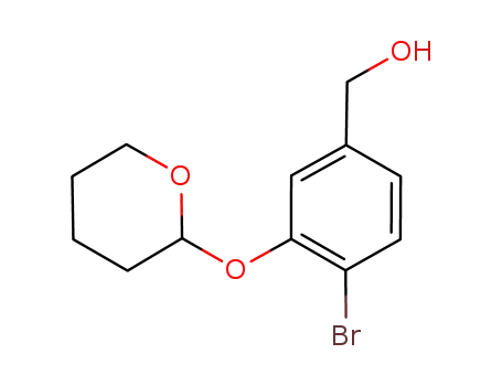 4-bromo-3-(tetrahydropyran-2-yloxy)benzyl alcohol