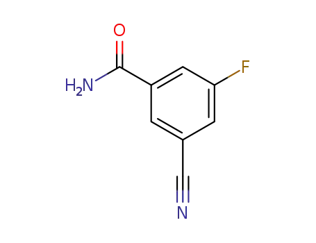 Molecular Structure of 1261674-22-9 (3-cyano-5-fluorobenzaMide)