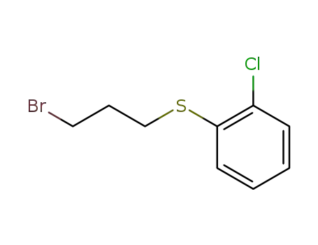 Molecular Structure of 349671-89-2 ((3-bromopropyl)(2-chlorophenyl)sulfane)