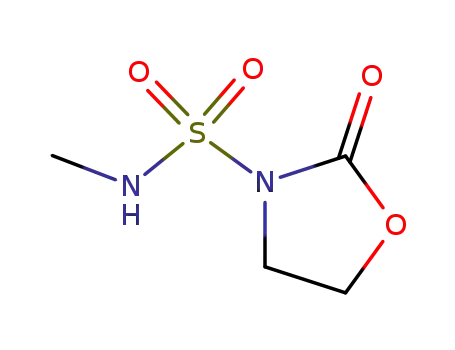Molecular Structure of 898798-37-3 (3-Oxazolidinesulfonamide, N-methyl-2-oxo-)