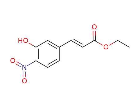 3-(3-Hydroxy-4-nitro-phenyl)-acrylic acid ethyl ester