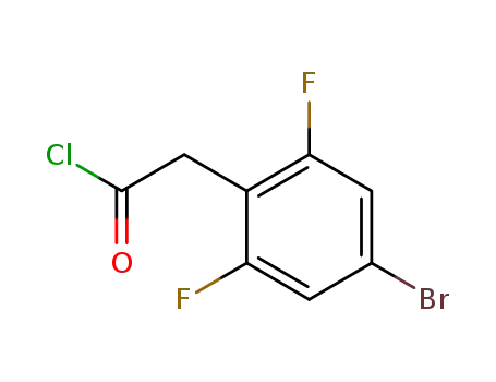 2-(4-bromo-2,6-difluorophenyl)acetyl chloride