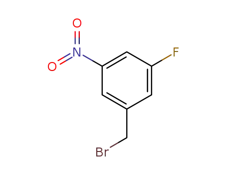 Molecular Structure of 883987-75-5 (Benzene, 1-(bromomethyl)-3-fluoro-5-nitro-)