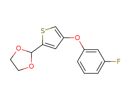 1,3-Dioxolane, 2-[4-(3-fluorophenoxy)-2-thienyl]-
