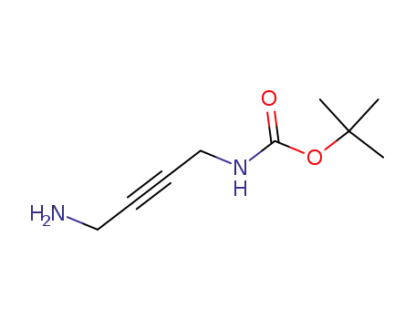 Molecular Structure of 675605-47-7 (Carbamic acid, (4-amino-2-butynyl)-, 1,1-dimethylethyl ester (9CI))