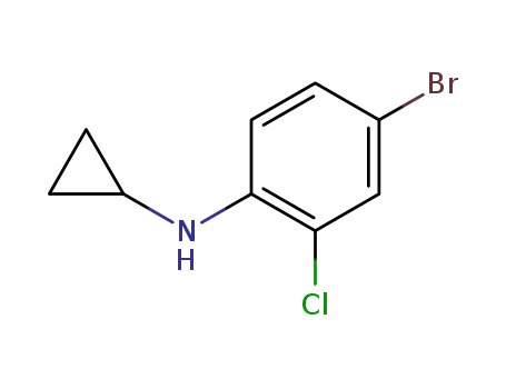 4-bromo-2-chloro-N-cyclopropylaniline