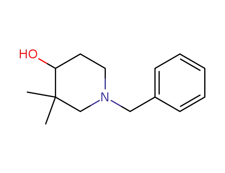 Molecular Structure of 324769-02-0 (4-PIPERIDINOL, 3,3-DIMETHYL-1-(PHENYLMETHYL)-)