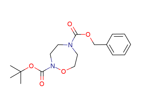 5-benzyl 2-tert-butyl 1,2,5-oxadiazepane-2,5-dicarboxylate