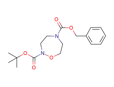 Molecular Structure of 952151-38-1 (5-benzyl-2-(tert-butyl) 1,2,5-oxadiazepane-2,5-dicarboxylate)