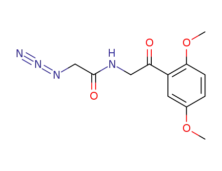 Acetamide, 2-azido-N-[2-(2,5-dimethoxyphenyl)-2-oxoethyl]-