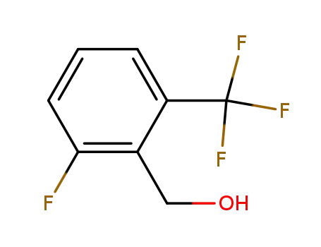 Molecular Structure of 152211-15-9 (2-FLUORO-6-(TRIFLUOROMETHYL)BENZYL ALCOHOL)