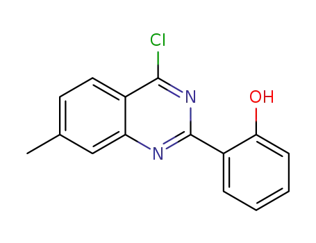 Molecular Structure of 757982-39-1 (2-(4-chloro-7-methylquinazolin-2-yl)-phenol)
