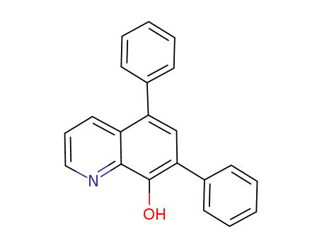 Molecular Structure of 620987-09-9 (5,7-diphenylquinolin-8-ol)