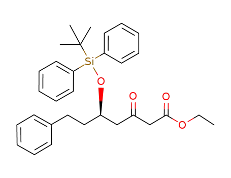ethyl (5R)-5-[1-(tert-Butyl)-1,1-diphenylsilyl]oxy-3-oxo-7-phenylheptanoate