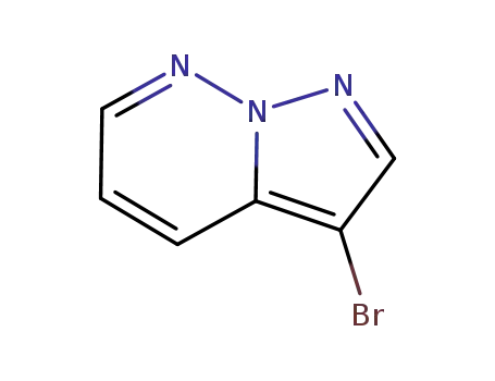 Molecular Structure of 1137949-68-8 (3-Bromopyrazolo[1,5-b]pyridazine)