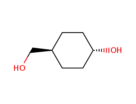 Molecular Structure of 3685-27-6 (trans-4-(Hydroxymethyl)cyclohexanol)