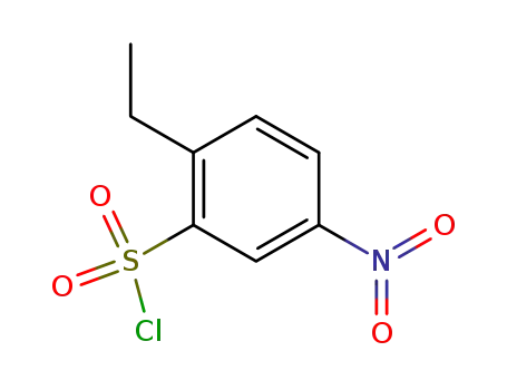Molecular Structure of 89189-34-4 (2-Ethyl-5-nitrophenylsulfonyl chloride)