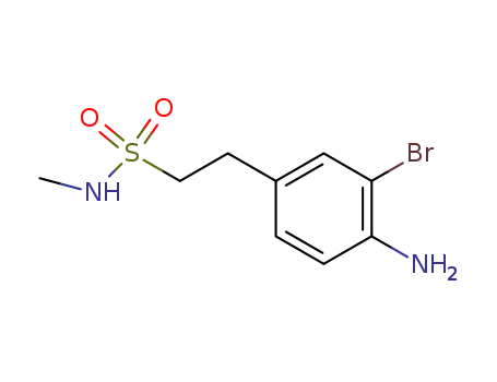 2-(4-amino-3-bromo-phenyl)-ethanesulfonic acid methylamide