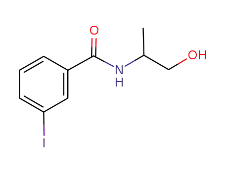 Molecular Structure of 863713-59-1 (N-(2-hydroxy-1-methylethyl)-3-iodobenzamide)