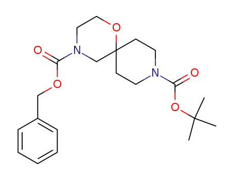4-benzyl 9-tert-butyl 1-oxa-4,9-diazaspiro[5.5]undecane-4,9-dicarboxylate