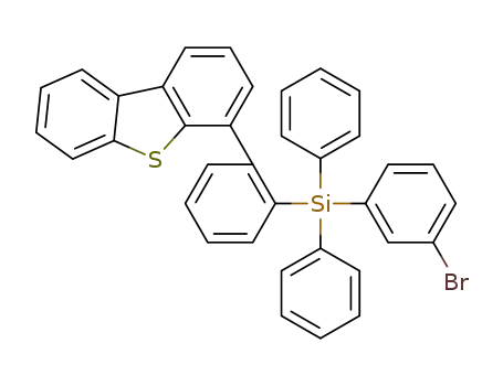 (3-bromophenyl)(2-(dibenzo[b,d]thiophen-4-yl)phenyl)diphenylsilane