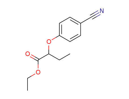 Molecular Structure of 79228-67-4 (Ethyl 2-(4-cyanophenoxy)butanoate)