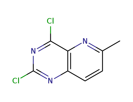 Molecular Structure of 30212-52-3 (2,4-dichloro-6-Methylpyrido[3,2-d]pyriMidine)