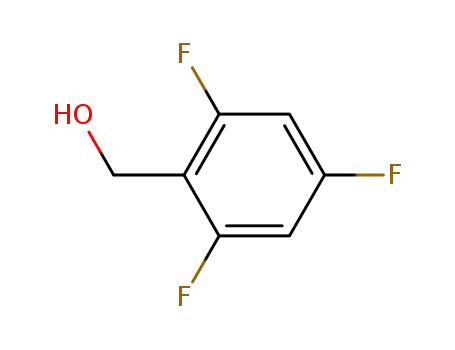 Molecular Structure of 118289-07-9 (2,4,6-TRIFLUOROBENZYL ALCOHOL)