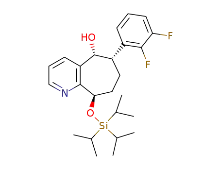 (5R,6S,9R)-6-(2,3-difluorophenyl)-9-((triisopropylsilyl)oxy)-6,7,8,9-tetrahydro-5Hcyclohepta[b]pyridin-5-ol