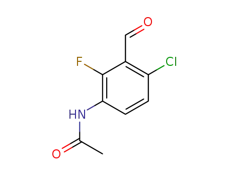 N-(4-chloro-2-fluoro-3-formylphenyl)acetamide