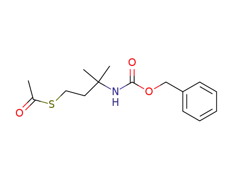 S-3-(benzyloxycarbonylamino)-3-methylbutyl ethanethioate