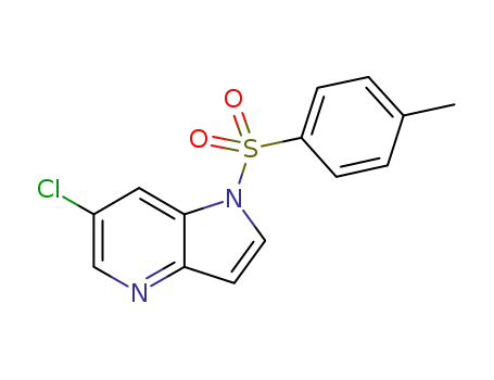 Molecular Structure of 1445856-35-8 (6-chloro-1-tosyl-1H-pyrrolo[3,2-b]pyridine)